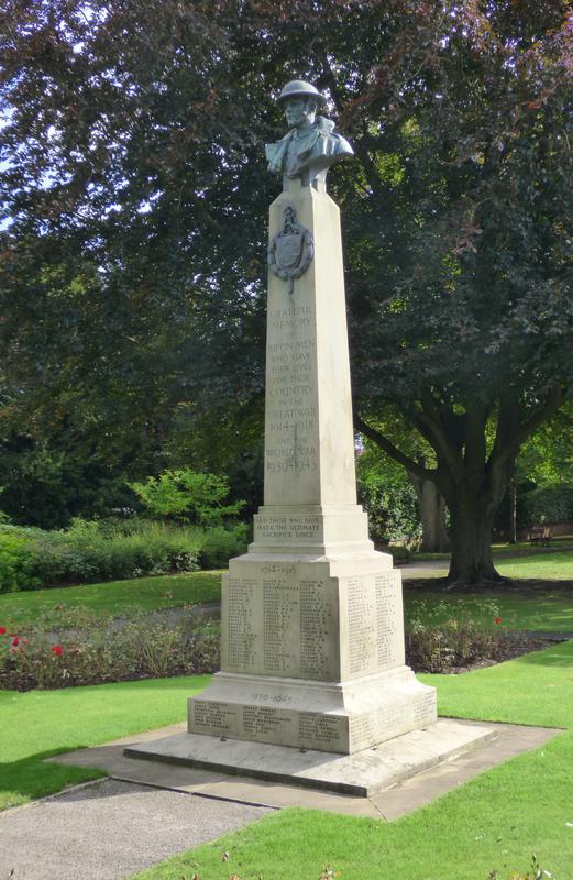 Ripon War Memorial – Airedale & Wharfedale Family History Society